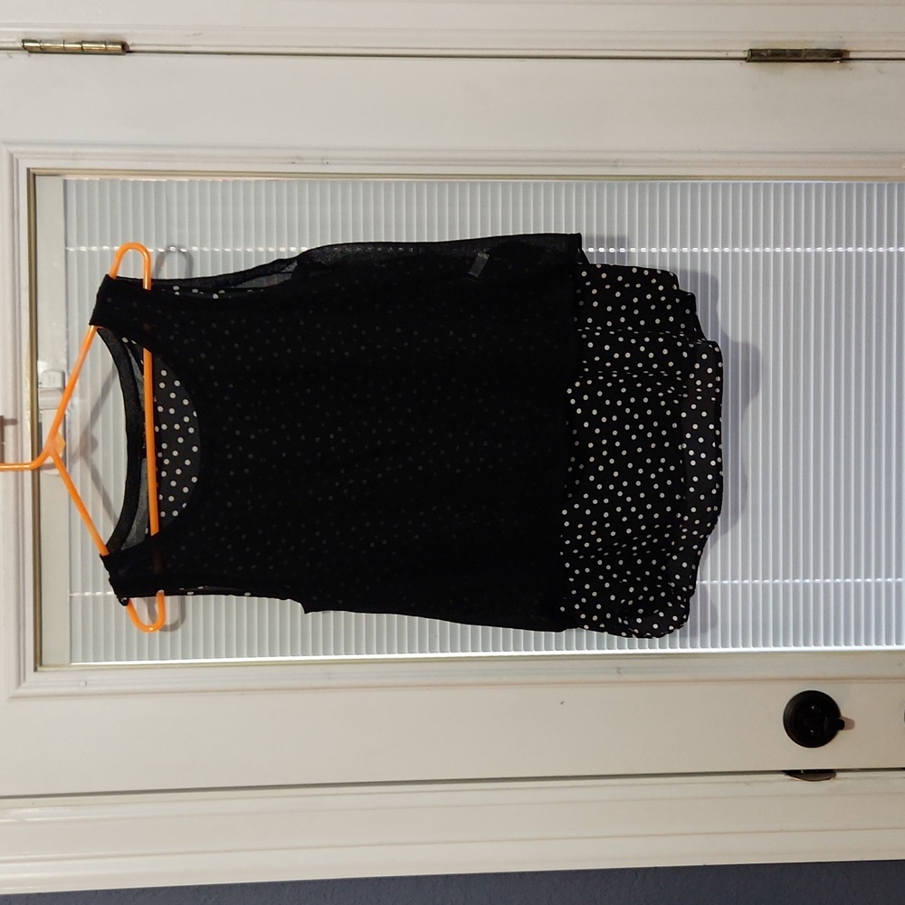 Womans polka dot blouse